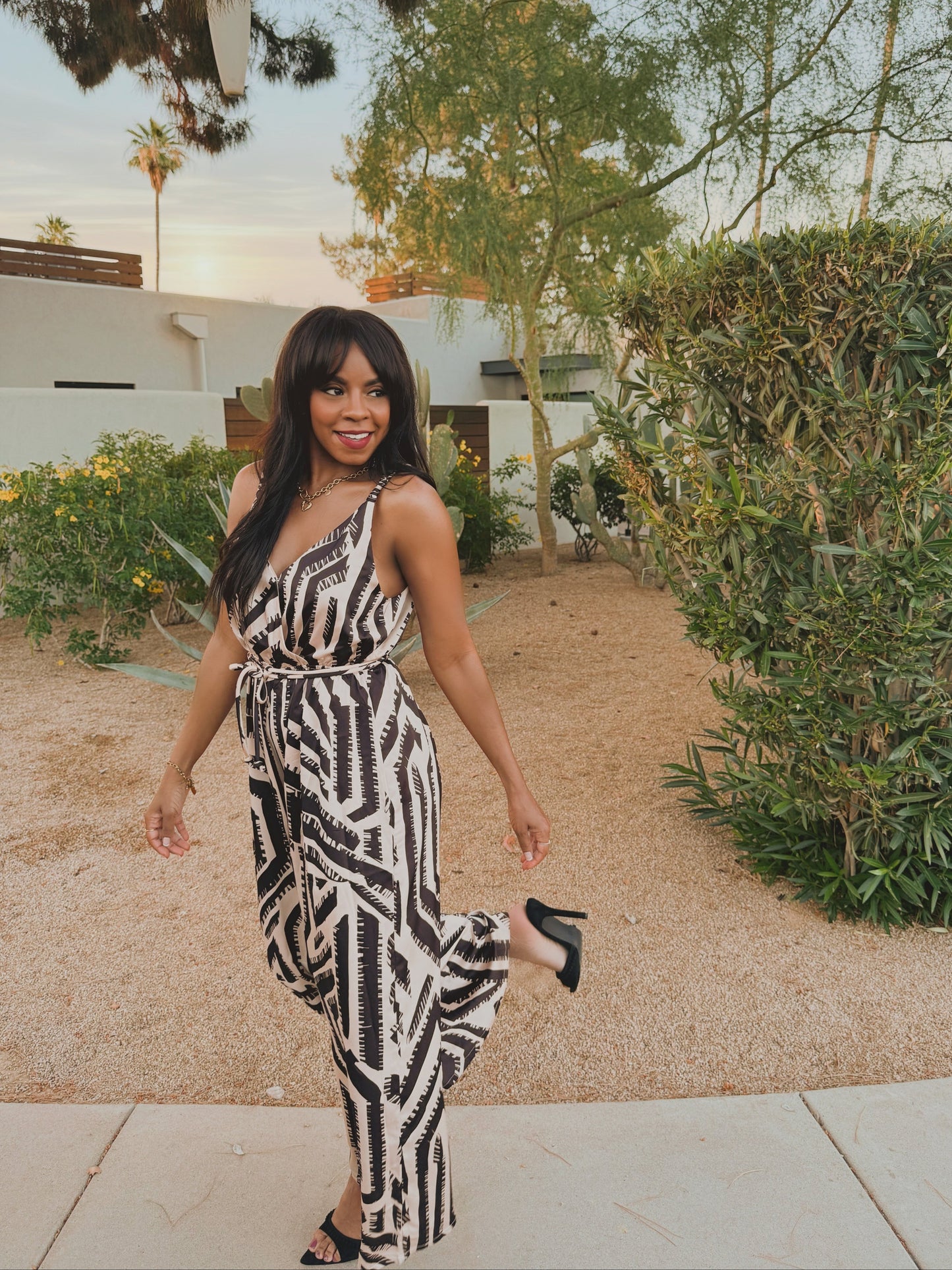 Zahara Geo Jumpsuit
